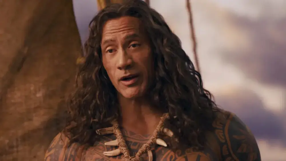 Disney cogitou usar IA para alterar rosto de The Rock em Moana